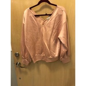 Rose gold sweater